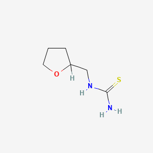 molecular formula C6H12N2OS B2423847 1-(2-Tetrahydrofurfuryl)-2-thiourea CAS No. 668-94-0; 66892-25-9