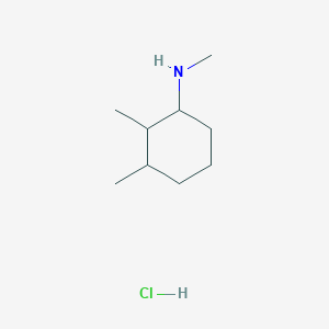 molecular formula C9H20ClN B2423884 N,2,3-Trimethylcyclohexan-1-amine;hydrochloride CAS No. 2419500-14-2
