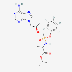 molecular formula C21H29N6O5P B2423890 (Rac)-Tenofovir alafenamide-d5 CAS No. 2131003-68-2