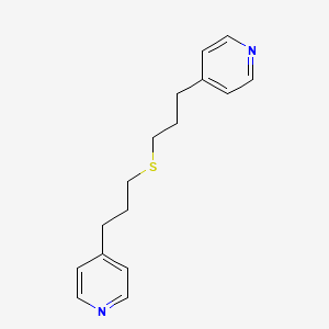 molecular formula C16H20N2S B2423927 4-[3-(3-pyridin-4-ylpropylsulfanyl)propyl]pyridine CAS No. 69603-59-4