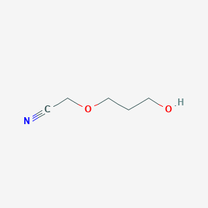 molecular formula C5H9NO2 B2423972 2-(3-Hydroxypropoxy)acetonitrile CAS No. 1430413-62-9
