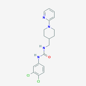 1-(3,4-Dichlorophenyl)-3-((1-(pyridin-2-yl)piperidin-4-yl)methyl)urea