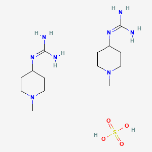 Bis(1-(1-methylpiperidin-4-yl)guanidine); sulfuric acid