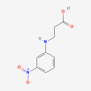 molecular formula C9H10N2O4 B2424030 3-((3-Nitrophenyl)amino)propanoic acid CAS No. 18241-98-0