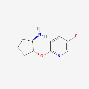 (1R,2R)-2-(5-Fluoropyridin-2-yl)oxycyclopentan-1-amine