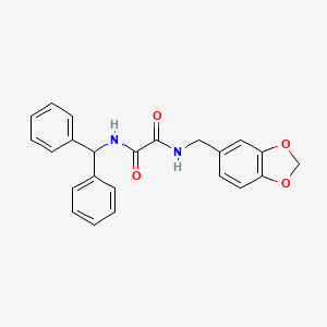 N1-benzhydryl-N2-(benzo[d][1,3]dioxol-5-ylmethyl)oxalamide