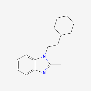 1-(2-Cyclohexylethyl)-2-methylbenzimidazole
