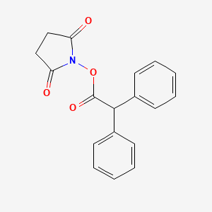 1-[(Diphenylacetyl)oxy]pyrrolidine-2,5-dione