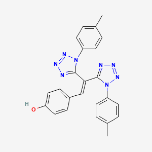 4-(2,2-bis(1-(p-tolyl)-1H-tetrazol-5-yl)vinyl)phenol