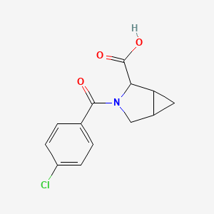 3-(4-Chlorobenzoyl)-3-azabicyclo[3.1.0]hexane-2-carboxylic acid