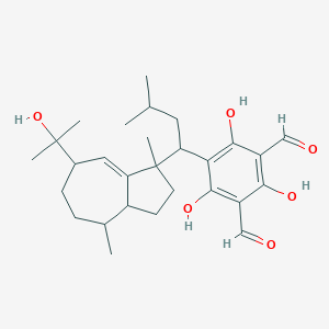 molecular formula C28H40O6 B242413 Macrocarpal D CAS No. 142647-71-0