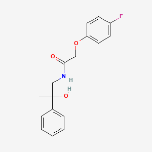 molecular formula C17H18FNO3 B2424152 2-(4-氟苯氧基)-N-(2-羟基-2-苯基丙基)乙酰胺 CAS No. 1351584-94-5