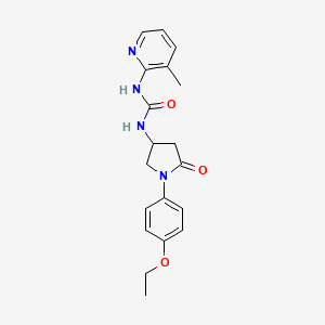 1-(1-(4-Ethoxyphenyl)-5-oxopyrrolidin-3-yl)-3-(3-methylpyridin-2-yl)urea