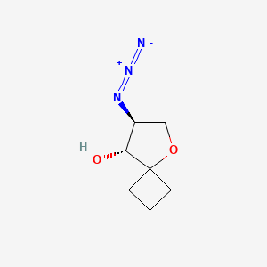 (7S,8R)-7-Azido-5-oxaspiro[3.4]octan-8-ol