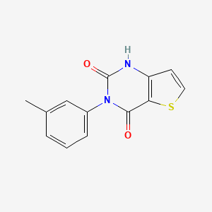 molecular formula C13H10N2O2S B2424221 3-(3-methylphenyl)thieno[3,2-d]pyrimidine-2,4(1H,3H)-dione CAS No. 1223882-33-4
