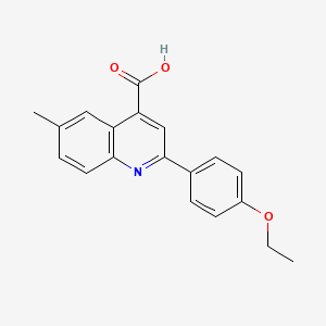 2-(4-Ethoxyphenyl)-6-methylquinoline-4-carboxylic acid