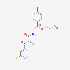 molecular formula C20H24N2O4S B2424230 N1-(2-(2-hydroxyethoxy)-2-(p-tolyl)ethyl)-N2-(3-(methylthio)phenyl)oxalamide CAS No. 1788833-85-1