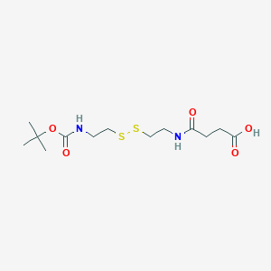 molecular formula C13H24N2O5S2 B2424238 Boc-Cystamine-Suc-OH CAS No. 946849-79-2