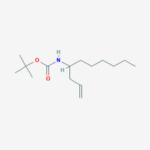 molecular formula C15H29NO2 B2424269 Tert-butyl dec-1-en-4-ylcarbamate CAS No. 1335042-34-6