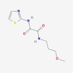 molecular formula C9H13N3O3S B2424301 N1-(3-methoxypropyl)-N2-(thiazol-2-yl)oxalamide CAS No. 883795-72-0