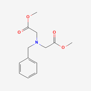 molecular formula C13H17NO4 B2424328 Methyl 2-[benzyl(2-methoxy-2-oxoethyl)amino]acetate CAS No. 6175-26-4