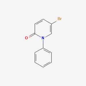 molecular formula C11H8BrNO B2424337 5-Bromo-1-phenylpyridin-2(1H)-one CAS No. 876343-52-1