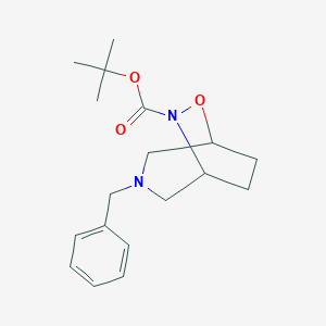 Tert-butyl 3-benzyl-6-oxa-3,7-diazabicyclo[3.2.2]nonane-7-carboxylate