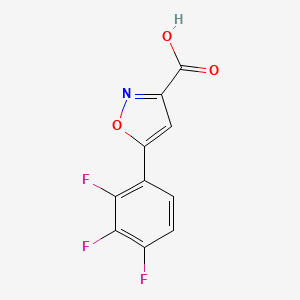 5-(2,3,4-Trifluorophenyl)-1,2-oxazole-3-carboxylic acid