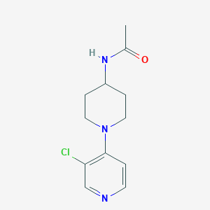 N-(1-(3-chloropyridin-4-yl)piperidin-4-yl)acetamide