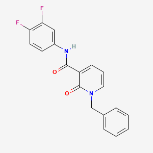 1-benzyl-N-(3,4-difluorophenyl)-2-oxo-1,2-dihydropyridine-3-carboxamide