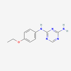 N-(4-ethoxyphenyl)-1,3,5-triazine-2,4-diamine