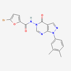 5-bromo-N-(1-(3,4-dimethylphenyl)-4-oxo-1H-pyrazolo[3,4-d]pyrimidin-5(4H)-yl)furan-2-carboxamide