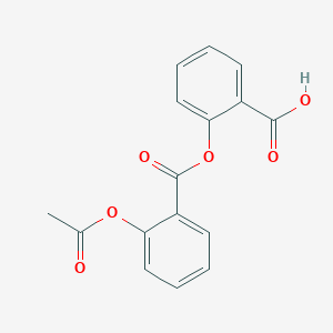 molecular formula C16H12O6 B024244 Acetylsalicylsalicylic acid CAS No. 530-75-6