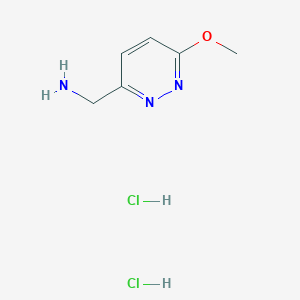 (6-Methoxypyridazin-3-yl)methanamine dihydrochloride