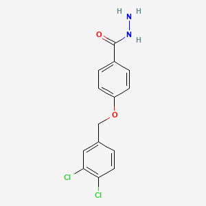 4-[(3,4-Dichlorophenyl)methoxy]benzohydrazide