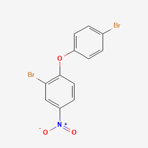 molecular formula C12H7Br2NO3 B2424540 2-Bromo-1-(4-bromophenoxy)-4-nitrobenzene CAS No. 401939-89-7