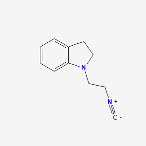 molecular formula C11H12N2 B2424542 1-(2-Isocyanoethyl)-2,3-dihydroindole CAS No. 832113-75-4