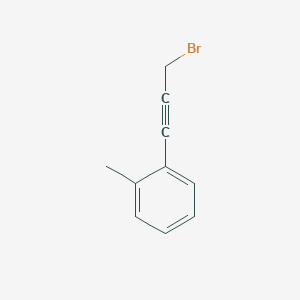 molecular formula C10H9Br B2424597 1-(3-Bromoprop-1-ynyl)-2-methylbenzene CAS No. 35851-22-0