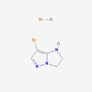 B2424660 7-bromo-1H,2H,3H-pyrazolo[1,5-a]imidazole hydrobromide CAS No. 1776066-28-4
