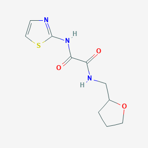 molecular formula C10H13N3O3S B2424725 N'-[(oxolan-2-yl)methyl]-N-(1,3-thiazol-2-yl)ethanediamide CAS No. 331982-47-9
