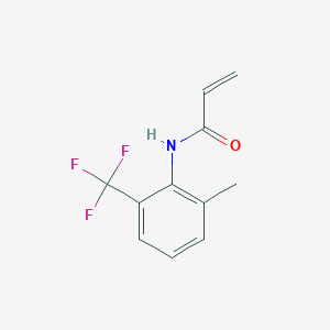 B2424730 N-[2-Methyl-6-(trifluoromethyl)phenyl]prop-2-enamide CAS No. 2361657-29-4
