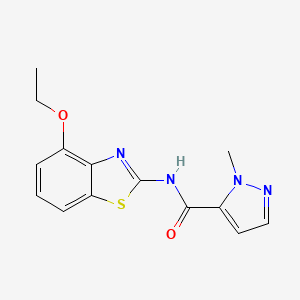 N-(4-ethoxybenzo[d]thiazol-2-yl)-1-methyl-1H-pyrazole-5-carboxamide