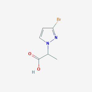 2-(3-Bromo-1H-pyrazol-1-yl)propanoic acid