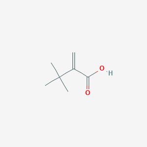 molecular formula C7H12O2 B2424774 3,3-dimethyl-2-methylidenebutanoic acid CAS No. 4423-82-9