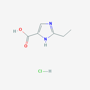 B2424847 2-ethyl-1H-imidazole-4-carboxylic acid hydrochloride CAS No. 2138379-11-8