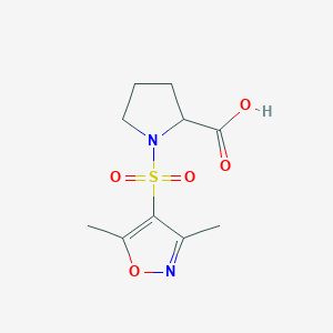 1-[(3,5-Dimethylisoxazol-4-yl)sulfonyl]proline