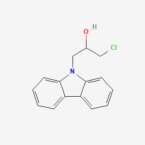 molecular formula C15H14ClNO B2424898 1-(9H-carbazol-9-yl)-3-chloropropan-2-ol CAS No. 61941-29-5