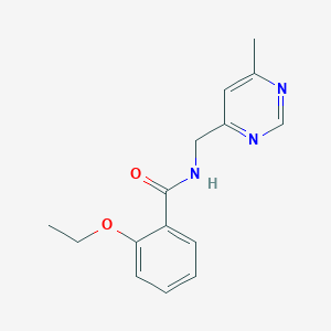 2-ethoxy-N-((6-methylpyrimidin-4-yl)methyl)benzamide