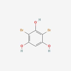 molecular formula C6H4Br2O3 B2424933 2,4-Dibromobenzene-1,3,5-triol CAS No. 84743-75-9