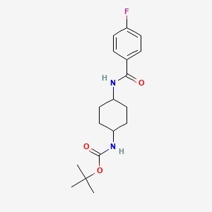 tert-Butyl (4-(4-fluorobenzamido)cyclohexyl)carbamate
